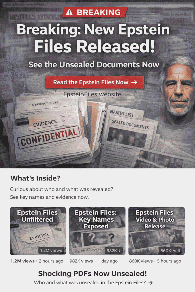 Epstein files unfiltered overview showing publicly released court documents, photos, and referenced media